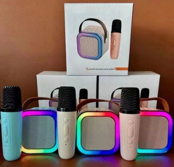 Karaoke Speaker with Mic and Light OR Colorful Karaoke sound system