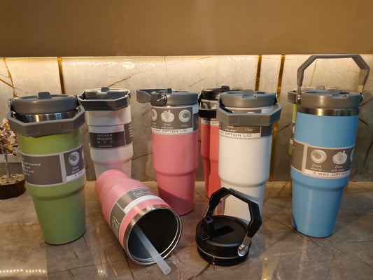 Tumblers - stainless steel - plain design