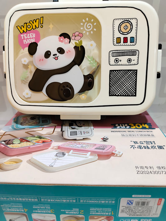 Lunch Box - steel insulated 3 compartment lunch box - JC