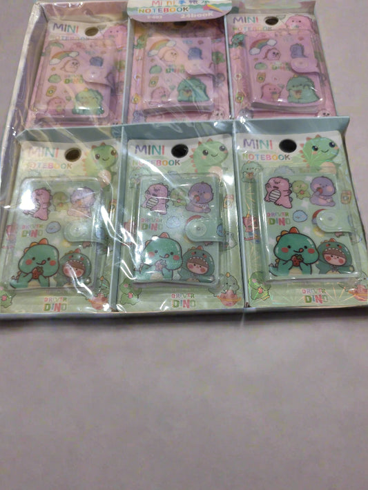Mini Diary - DINO print Notebook