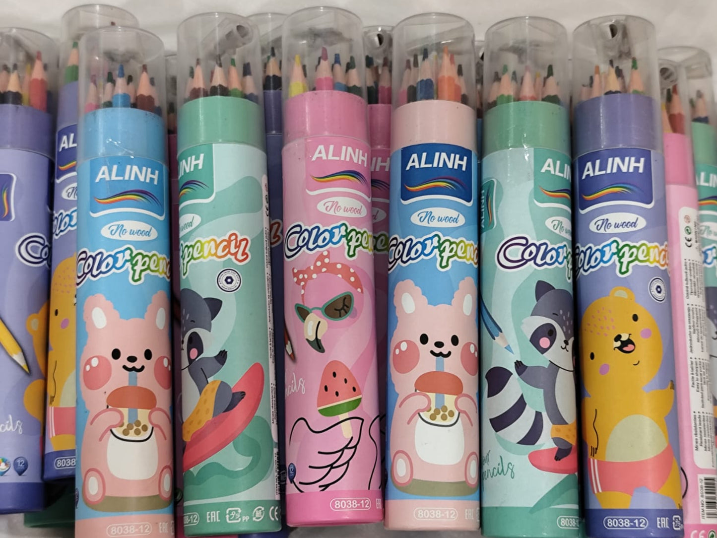 Color Pencil box with Sharpener