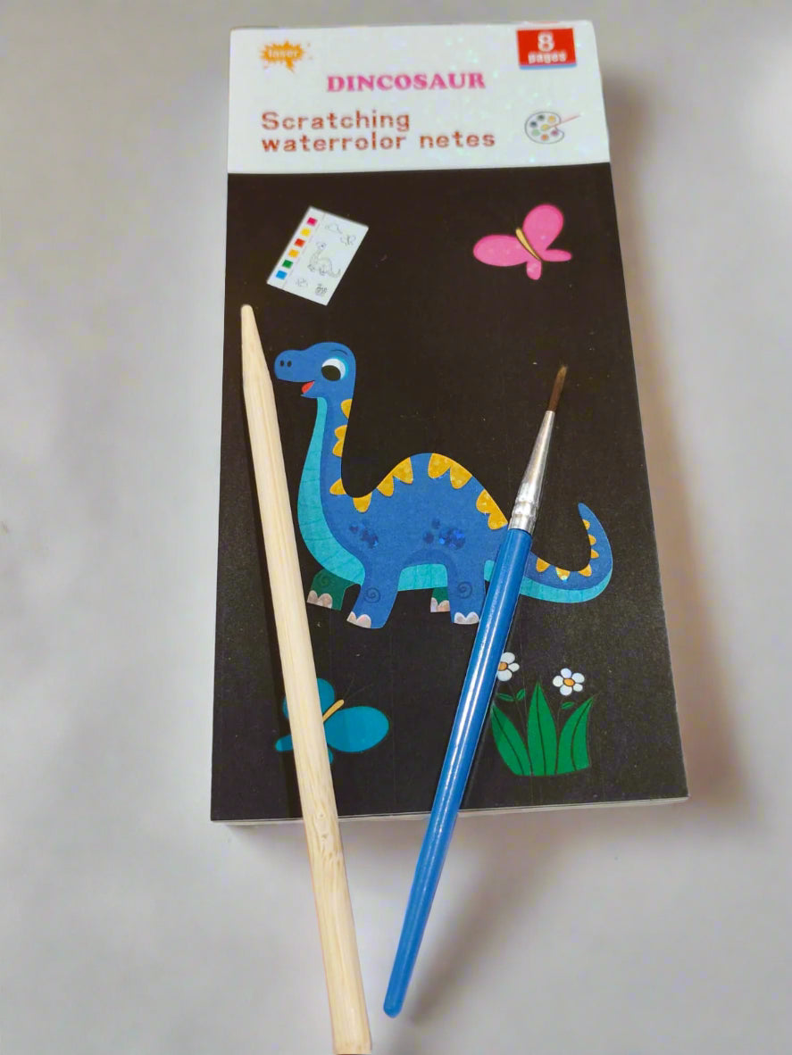 Coloring and Scratch book for kids