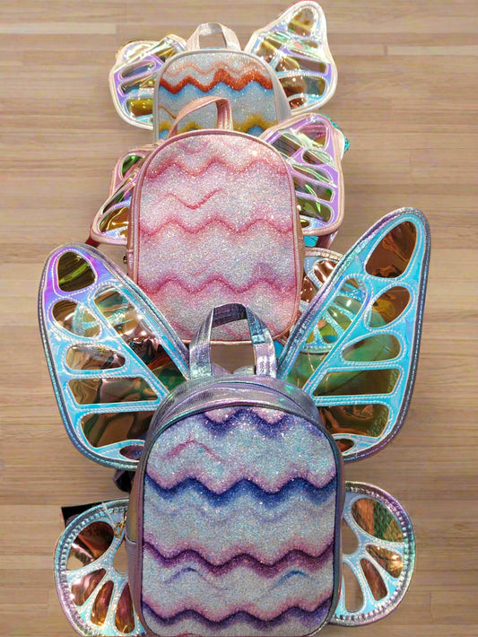 Fancy Bags - Transparent Butterfly Backpack