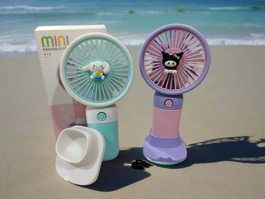 Pocket Portable USB chargeable Handheld Fan with 1-Speed