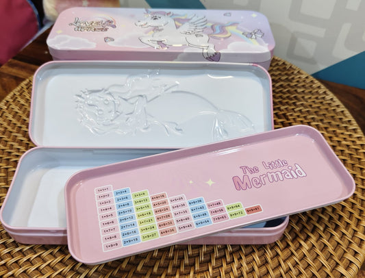 Metal Pencil box double layer