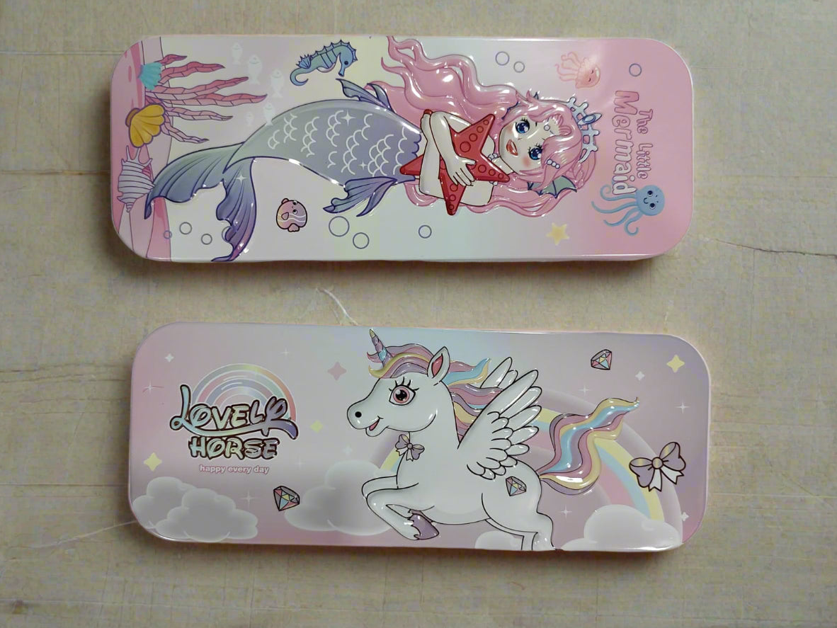 Metal Pencil box double layer