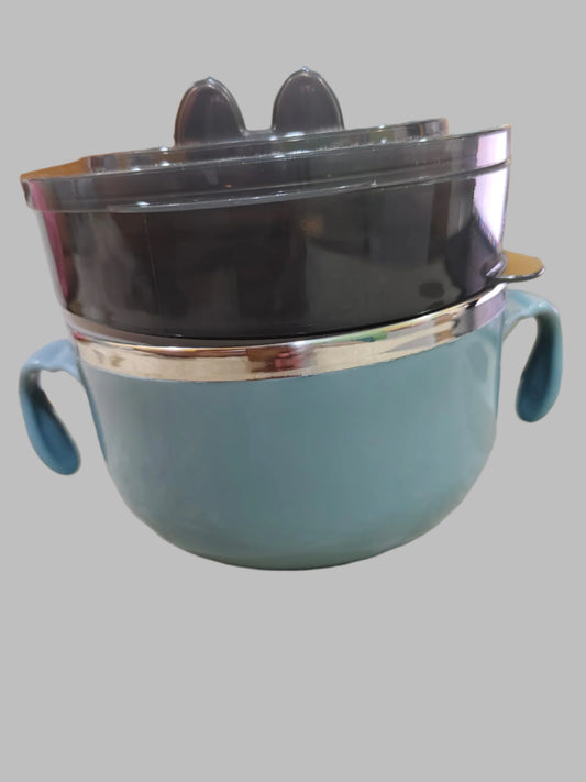 Snack Cup - heavy steel with plastic container and phone stand