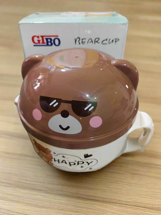 Snack Cup - heavy steel made - Bear style