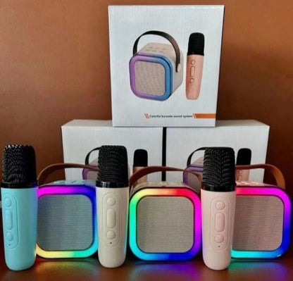Karaoke Speaker with Mic and Light   OR  Colorful Karaoke sound system