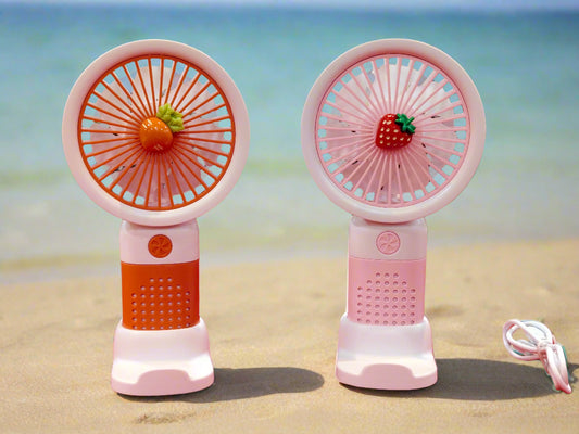 Pocket Portable USB chargeable Handheld Fan with 1-Speed