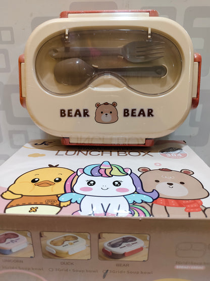 Lunch Box - steel insulated 3 compartment lunch box - JC2