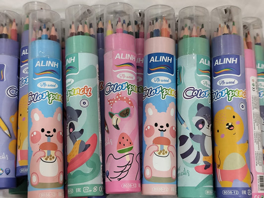 Color Pencil box with Sharpener