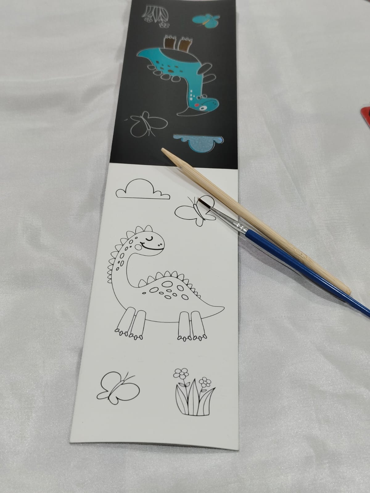 Coloring and Scratch book for kids