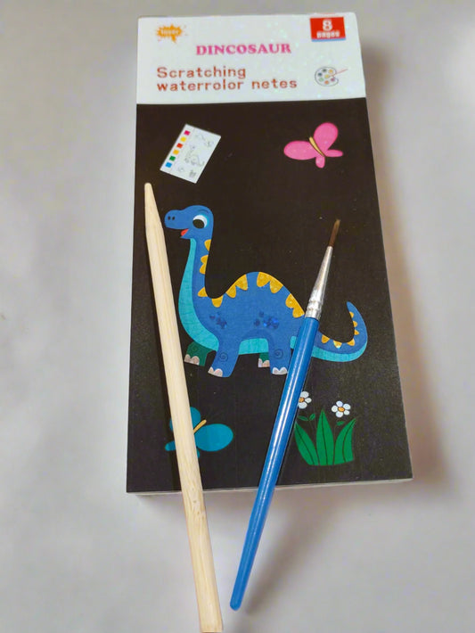 Coloring and Scratch book for kids