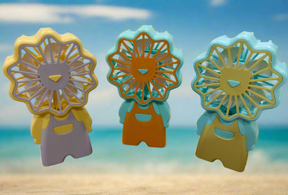 USB Chargeable and Portable, Pocket  Desktop Mini Fan with 3-Speed - Man Style