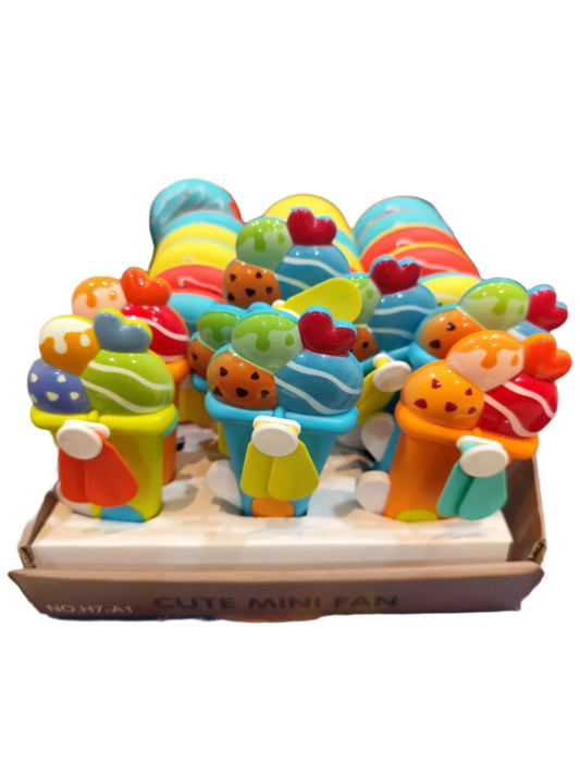 Mini Fans for kids (Ice cream Donut Design)