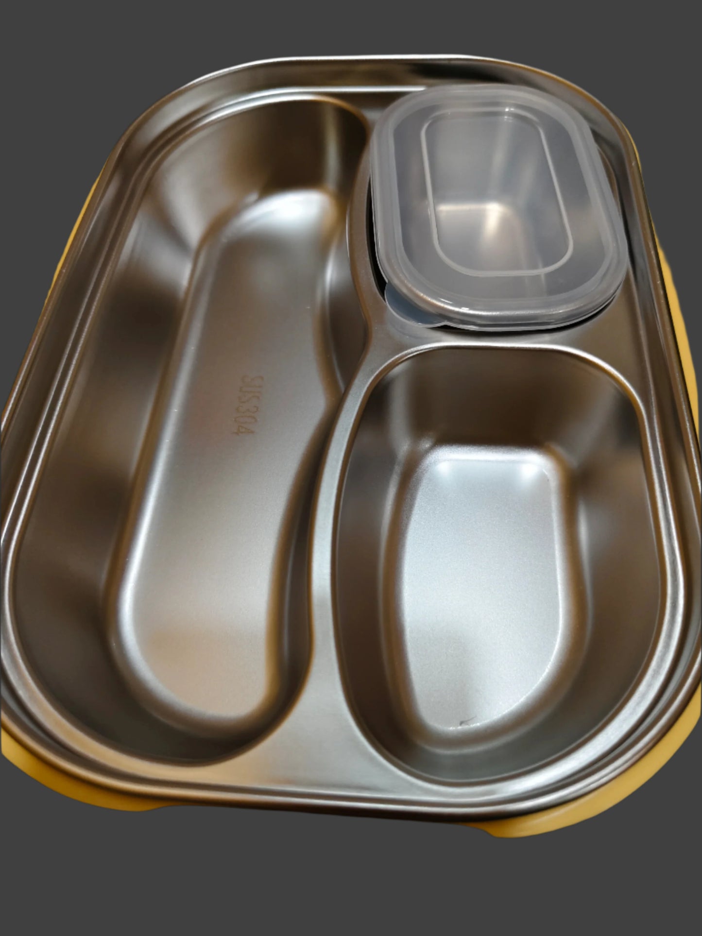 Lunch Box - steel insulated 3 compartment lunch box - JC2